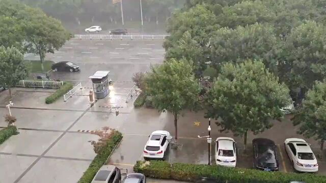 强对流!强对流!临淄下大雨了!