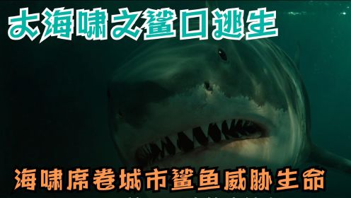 大海啸之鲨口逃生;海啸席卷城市，鲨鱼威胁着每一个幸存者的生命