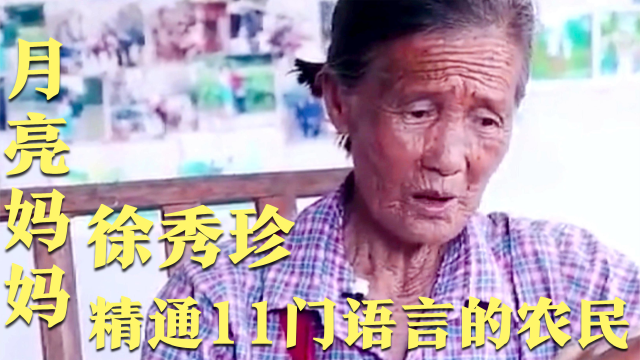 精通11门语言的农民徐秀珍,用语言实现逆袭的月亮妈妈