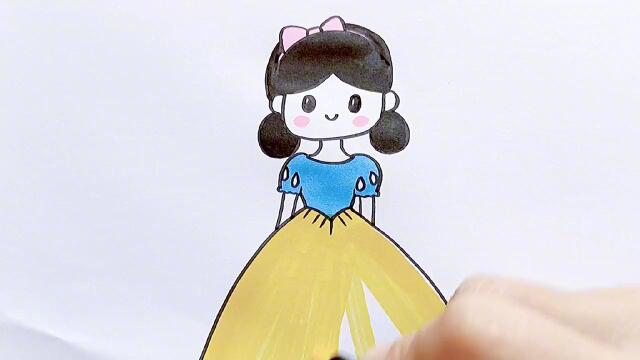 小女生简笔画_腾讯视频