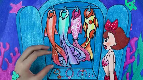 美人鱼公主动画：小夏与漂亮的美人鱼公主的友谊，成为最好的朋友！