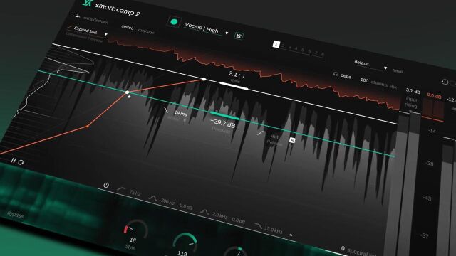 smart comp 2 by sonible  the spectrodynamic compressor