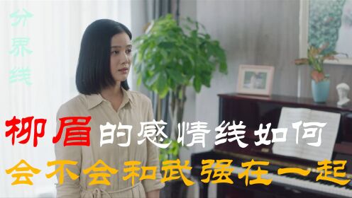 《分界线》柳眉的感情线如何，会不会和武强在一起？