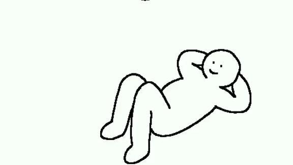 做仰卧起坐可以练腹肌