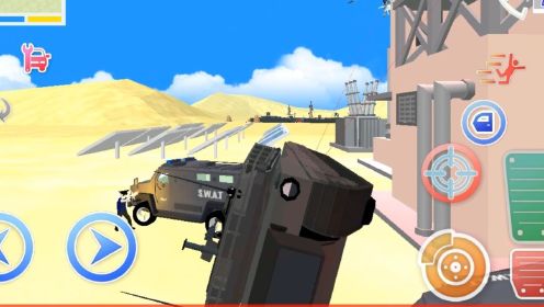 沙盒模拟器 以为沙漠基地很平静呢，结果让杰克彻底崩溃啦！游戏
