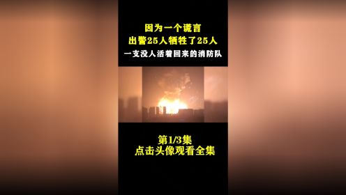 出警25人牺牲25人，因为一句谎言，造成消防史上最大悲剧！ 天津大爆炸事件 ，致敬消防队员