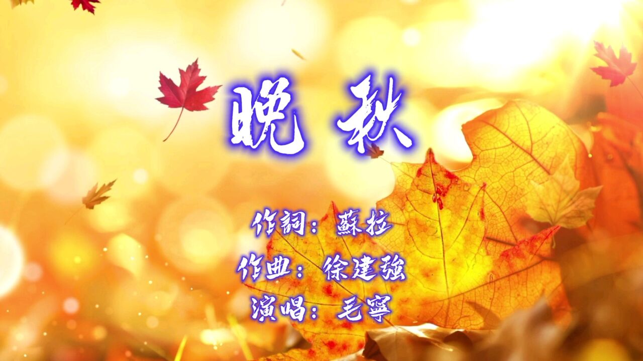 毛宁的一首《晚秋》，承载了多少人的回忆？_高清1080P在线观看平台_腾讯视频