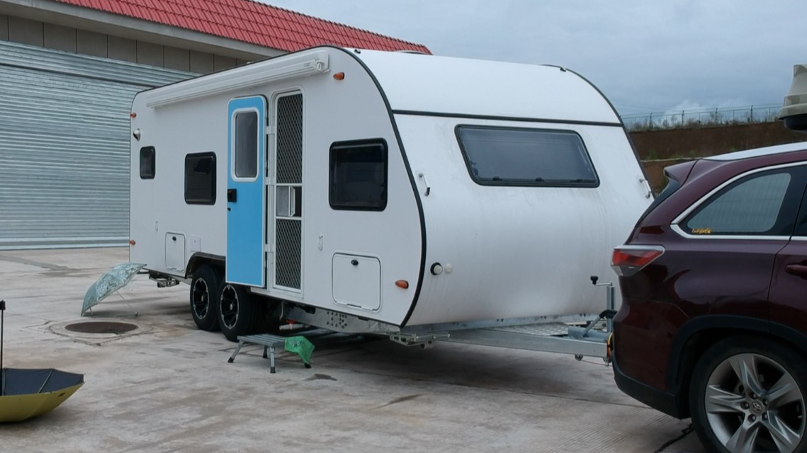 7米拖挂房车新疆测试第2集_腾讯视频