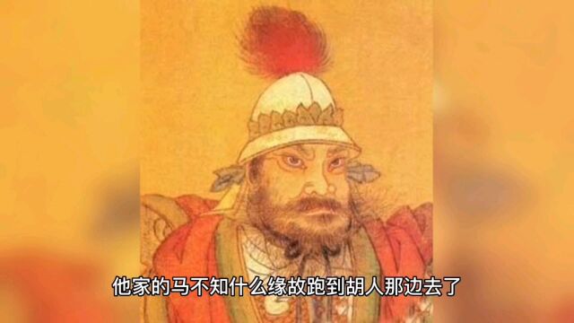 寓言故事一塞翁失马