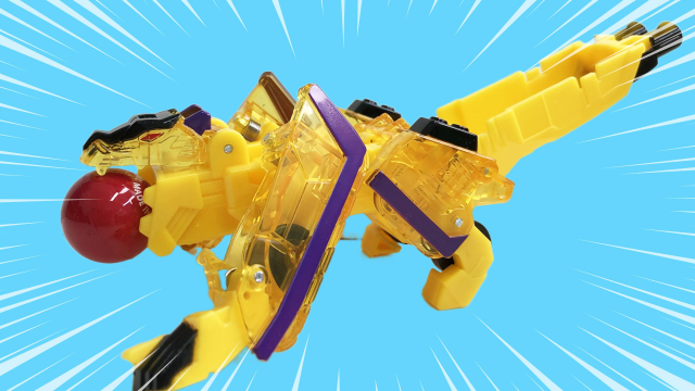 盟卡车神魔幻元珠哮天战狼变形玩具开箱