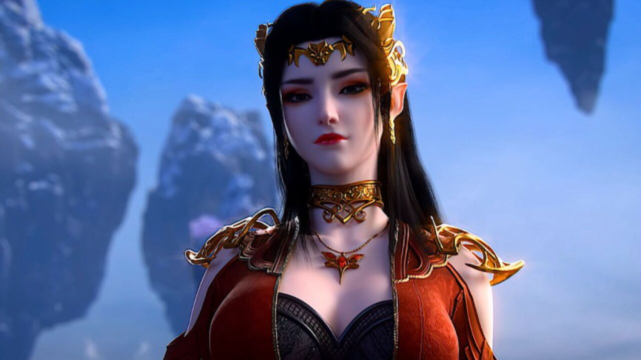 斗破苍穹:美杜莎女王为何会爱上萧炎?孕气好罢了!_腾讯视频