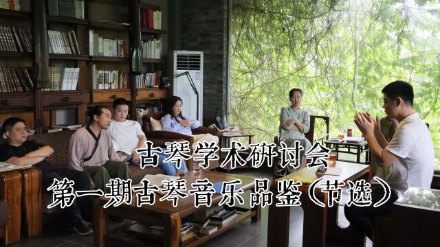 古琴学术研讨会 第一期 古琴音乐品鉴(节选1)