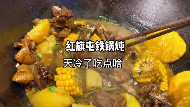 天冷了吃铁锅炖#跟着鸿哥来探店 #特色美食分享 #探店vlog ##铁锅炖