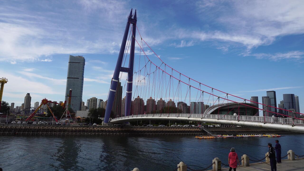 大连星海湾马栏河揽月桥静拍(2022.10.6)