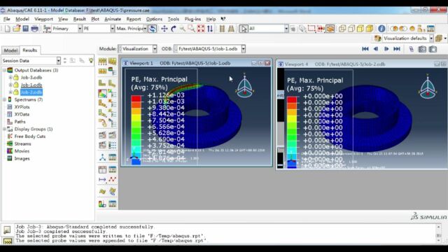 HyperMesh和ABAQUS联合分析实例三(材料非线性)之ABAQUS部分