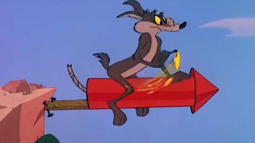 哔哔鸟与歪心狼的搞笑瞬间#搞笑动画 #怀旧动画 #童年动画