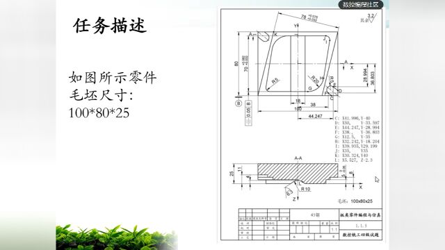 中级工数铣工艺分析及编程