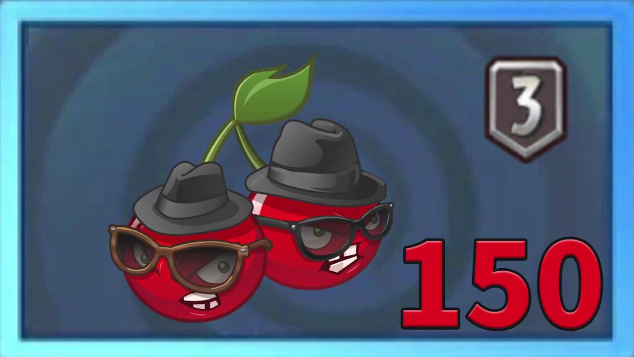 pvz2植物测评 3阶樱桃炸弹伤害很高?