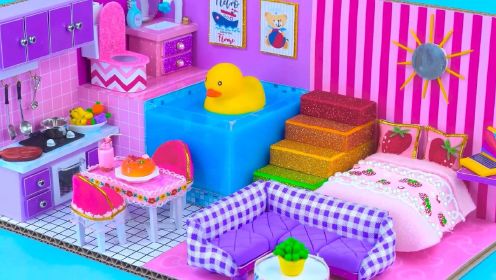 公主趣味娃娃屋 第24集 带小鸭子浴缸的房间