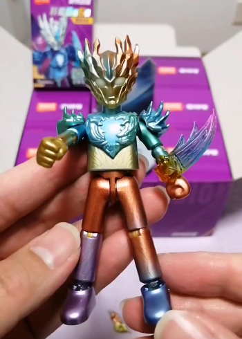 布鲁可奥特曼积木人群星版第六弹大隐藏赛迦风暴