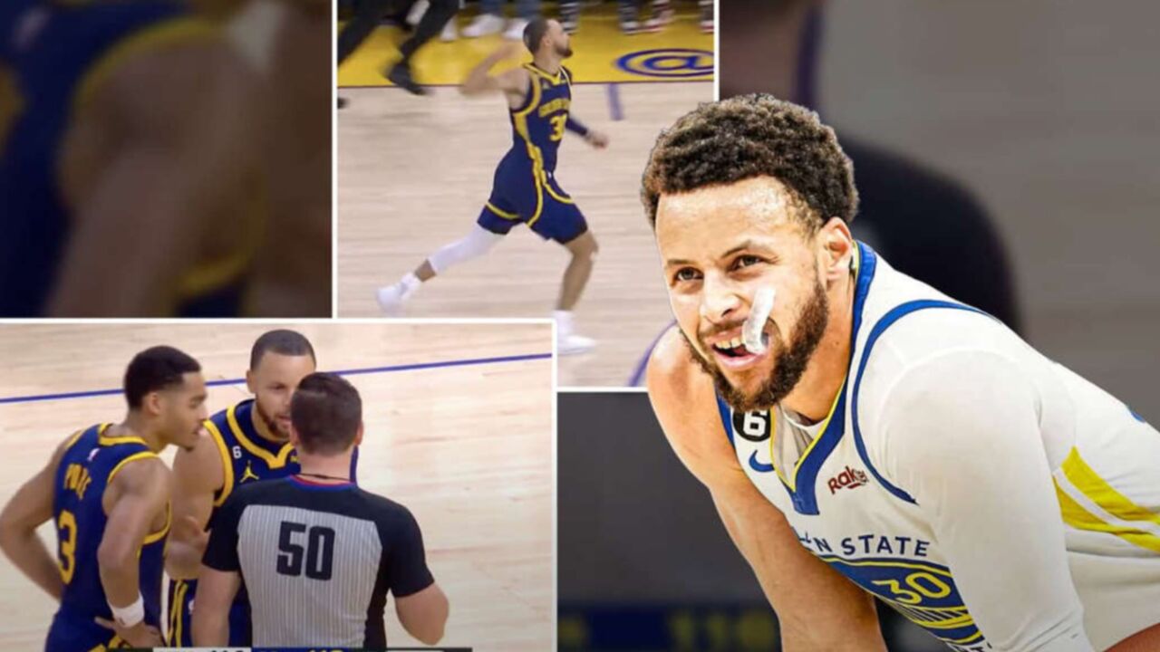 nba官方:库里向观众席扔牙套被罚2.5万美元!