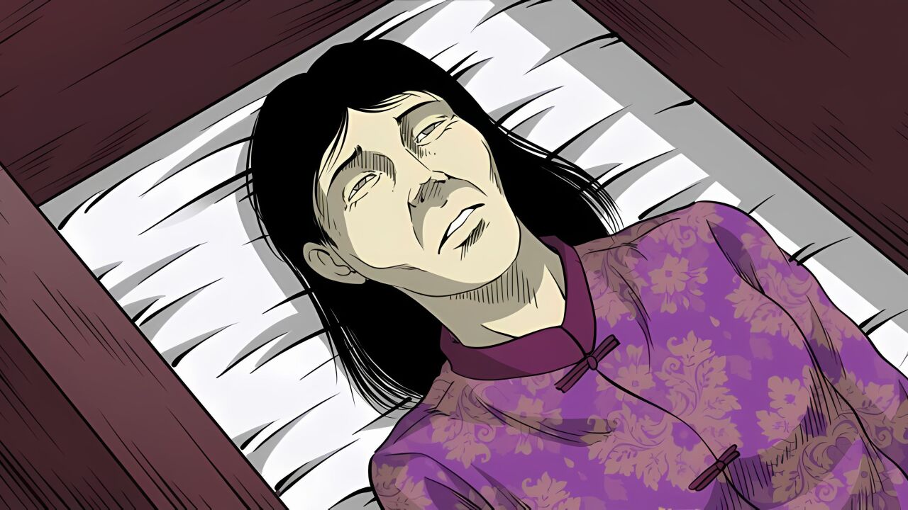 老太太死去多日,却始终睁着眼死不瞑目