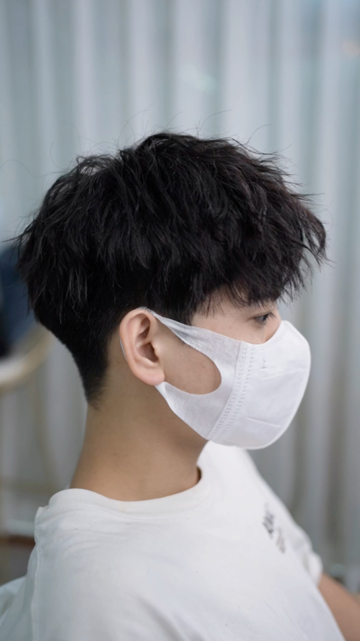 男生锡纸烫发 详细打理教程