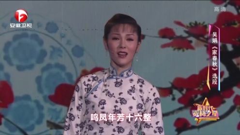 黄梅戏《家春秋》选段，吴娟唱腔优雅，唯美动听丨花戏楼