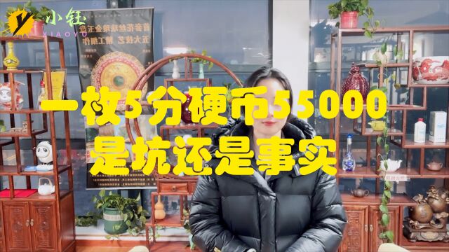 一枚5分硬币达55000,是坑还是事实?