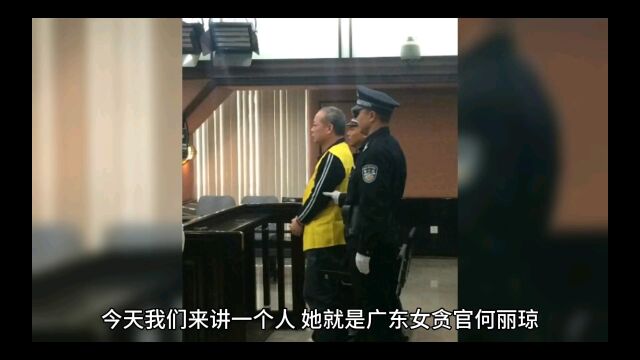 广东女巨贪何丽琼,3年疯狂敛财13亿,死前大喊:我对钱不感兴趣