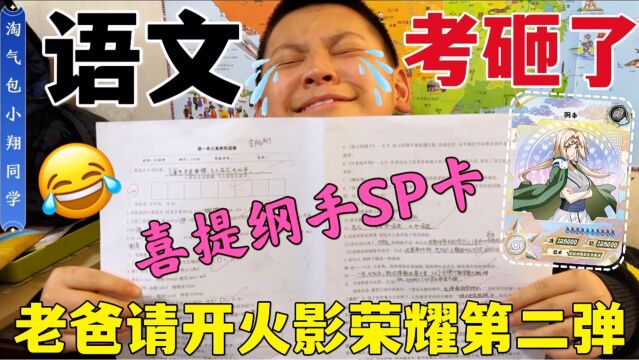 小翔语文考砸了,开火影荣耀二弹喜提纲手SP