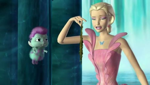 芭比彩虹仙子之梦幻仙境：人鱼王子救了爱丽娜！