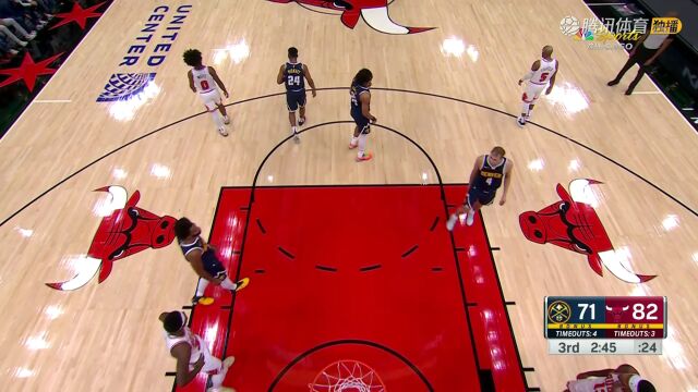 2023/24赛季NBA季前赛：掘金 VS 公牛 全场回放