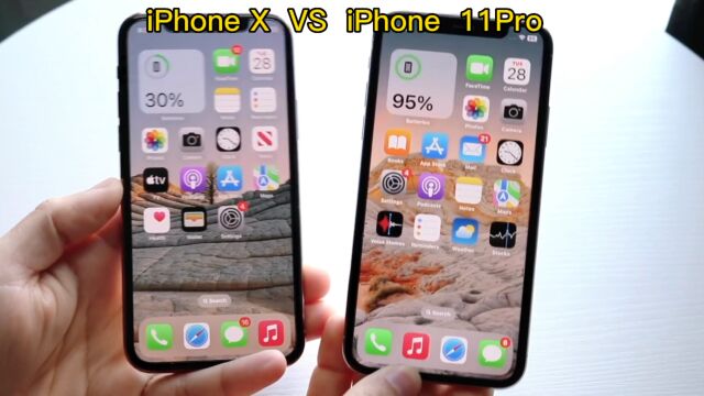 iPhone X VS iPhone 11pro