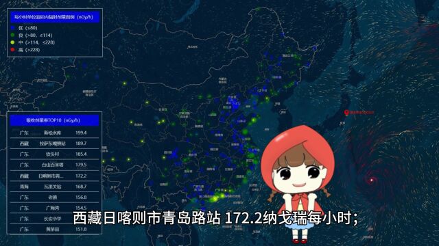 关注福岛核污染水二轮排海,和我们一起了解10月13日国内空气辐射指数情况.