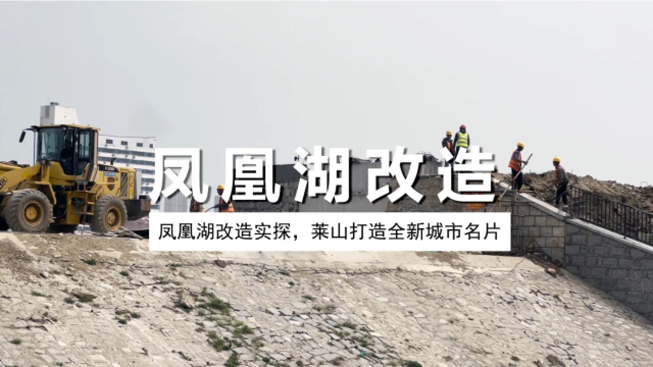 凤凰湖改造实探,莱山打造全新城市名片