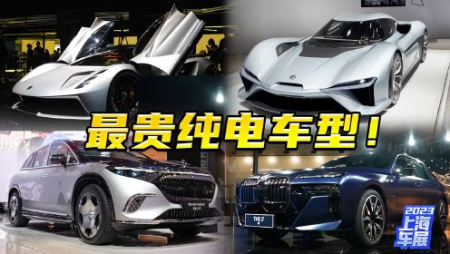 2023上海车展 寻找车展最贵电动车