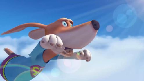 可乐狗01：腊肠狗托比想要飞翔，于是和斗牛犬板牙一起充气球