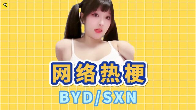 byd是什么梗?sxn是什么梗?