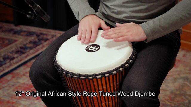 Meinl Original African Style Rope Tuned Wood Djembe