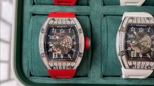 【 RICHARD MILLE 】理查德米勒 RM010全新工艺时尚更前卫镂空设计最新特别款 矿物质防刮镜面玻璃 采用316精钢