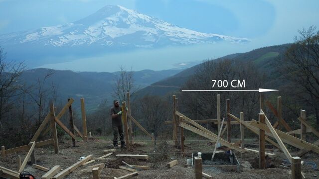 126 .在高山上建造木屋  地基和柱子  雨水收集,利用  Part 1