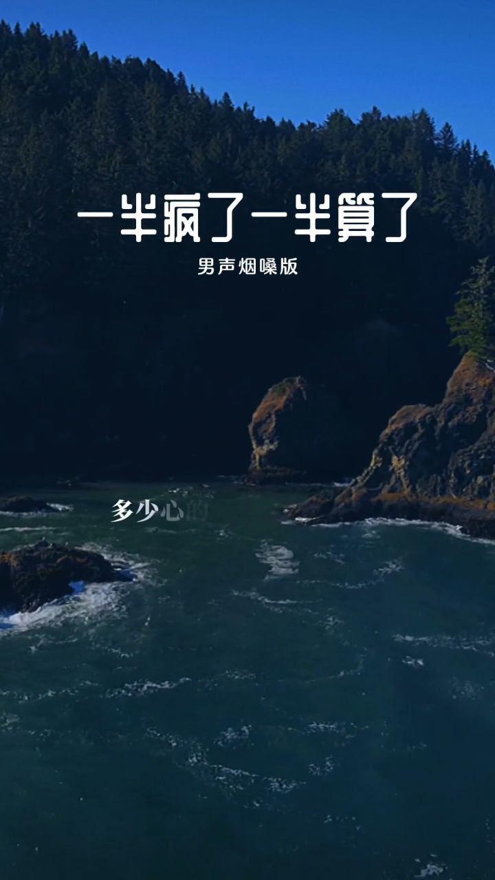 成年人的世界那有容易二字,一半是疯了一半是算了,然后再一边拥有