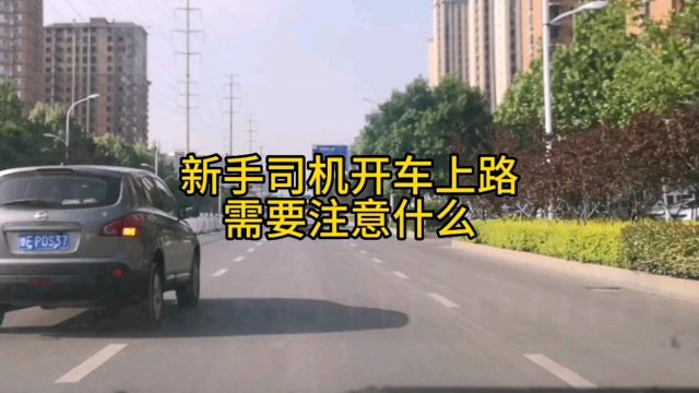 新手开车上路注意事项