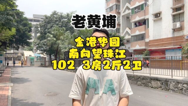 广州买房|黄埔区 电梯20➕楼层 一线江景无遮挡 102平原始户型102平 3房2厅2卫 380w