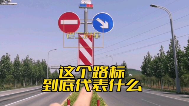 这个路标到底代表啥