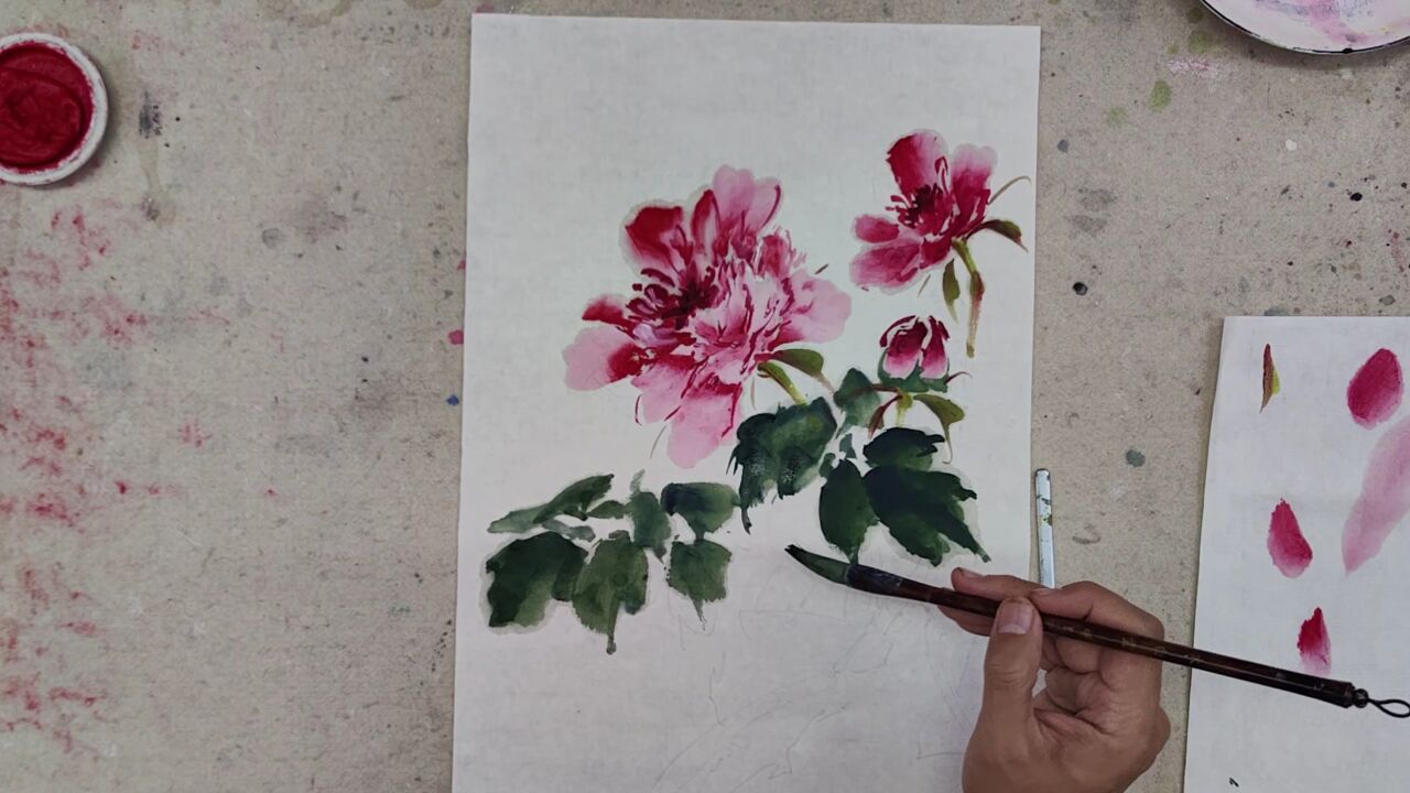 《蝶恋花》牡丹蝴蝶图