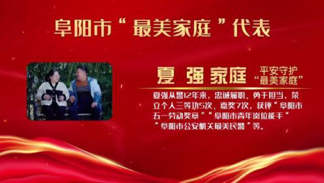 阜阳市“最美家庭”“最美婆媳”名单发布