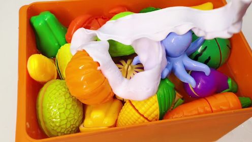 水果蔬菜洗洗乐 一起来切水果 蔬菜水果玩具益智玩具