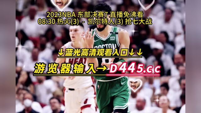 NBA东部决赛G7直播:热火vs凯尔特人直播抢七大战(全程)高清中文在线视频观看